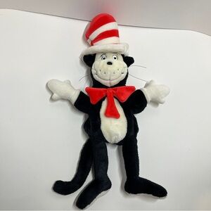 Vintage 2003 Beverly Hills Hand Puppet Cat in the Hat Plush Offical Movie Merch